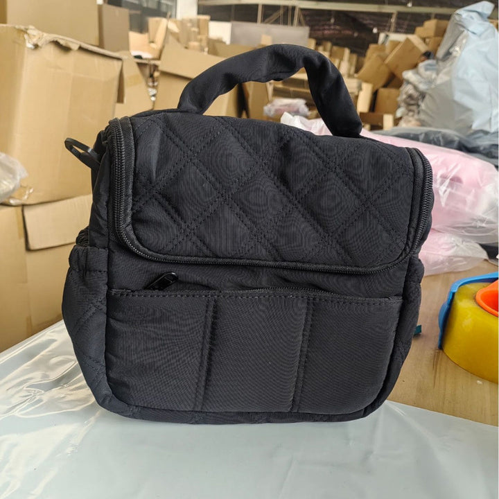 Quilted Multi-Pocket Insulated Lunch Bag Bowlift