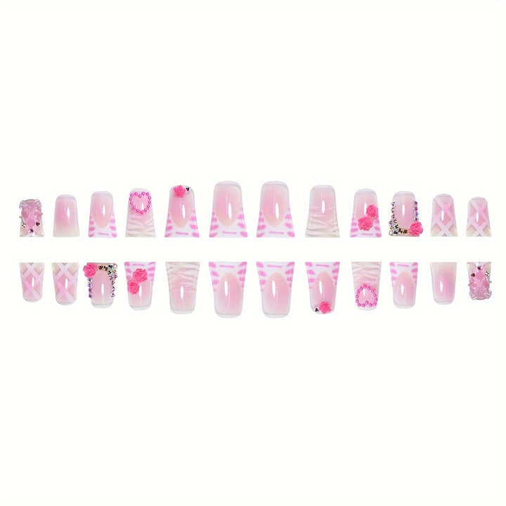 Decorative Floral Nail Art Set Bowlift