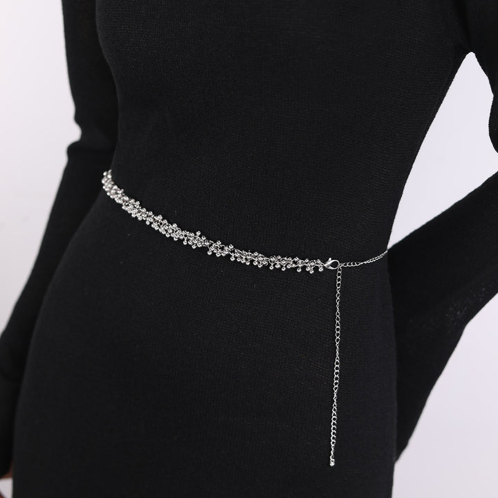 Sparkling chain belt with rhinestones Bowlift
