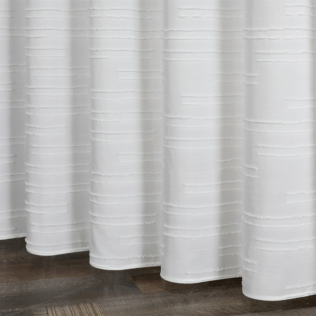 Textured Pattern Window Curtains Bowlift
