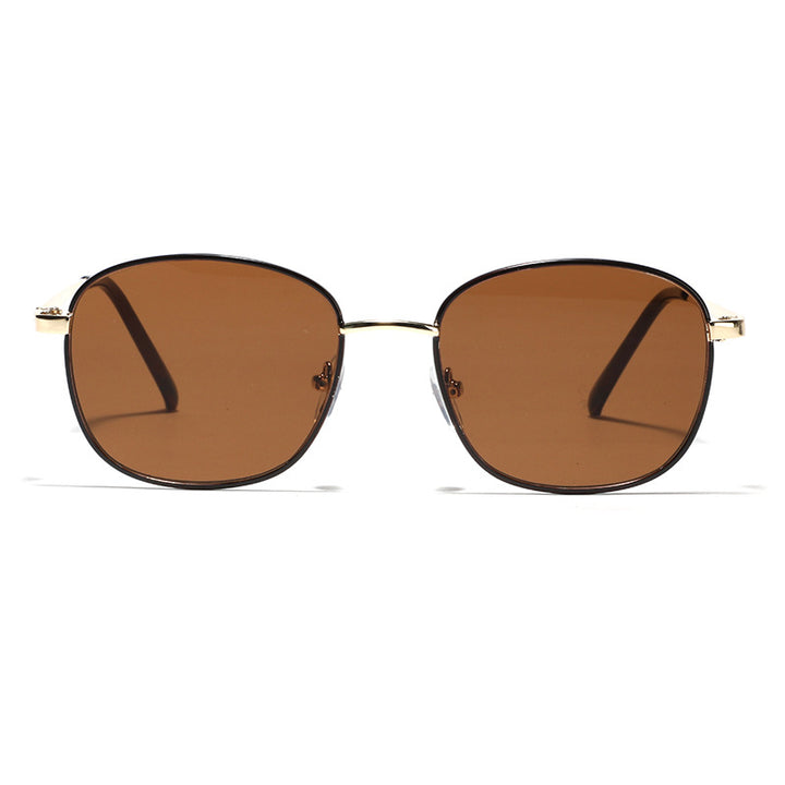 Ladies stylish square sunglasses with elegant metal frame Bowlift