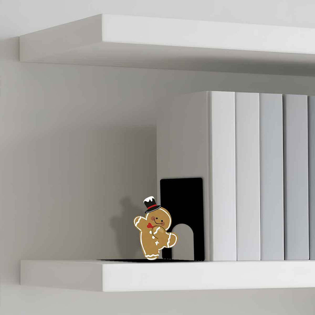 Gingerbread-Themed Bookends