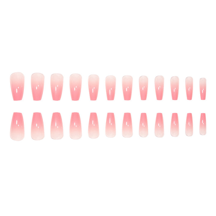 Long Acrylic Ombre Press-On Nails Bowlift