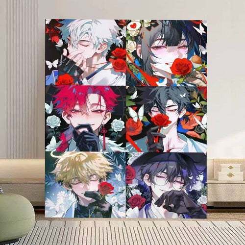 Artistic Anime-Inspired Wall Art Print Bowlift