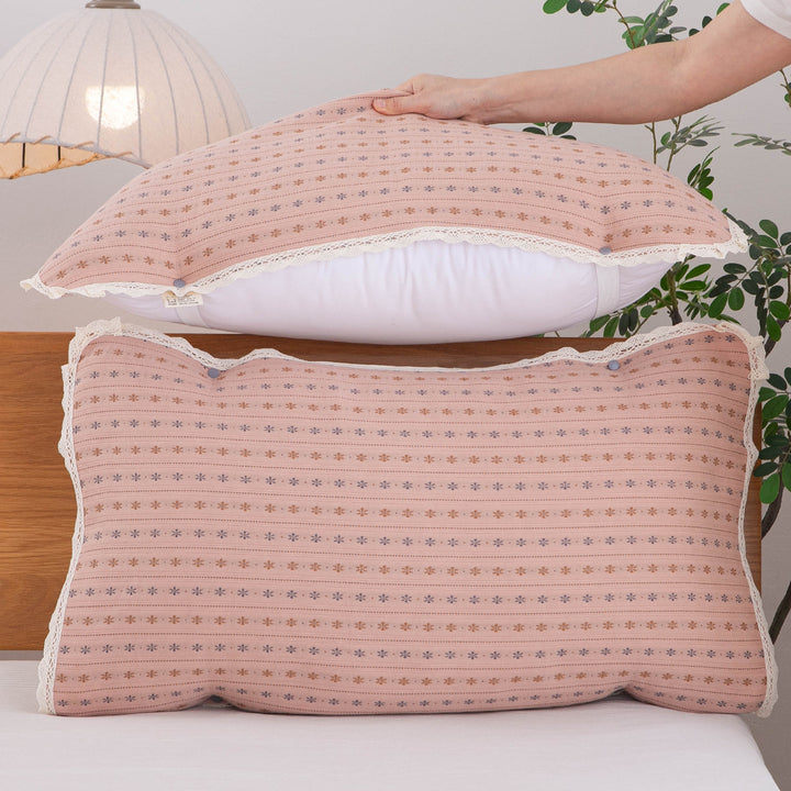 Ladies ergonomic pillow with removable cover Bowlift