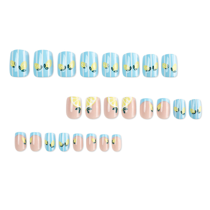 Artful Nail Art with Fruity Lemon Design Bowlift
