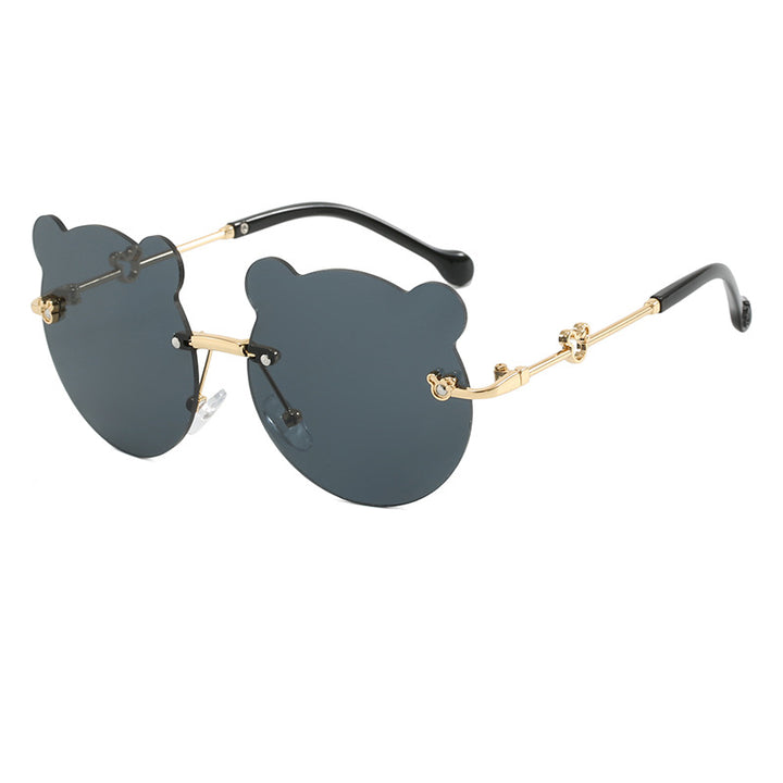 Ladies playful sunglasses with cute bear motif Bowlift