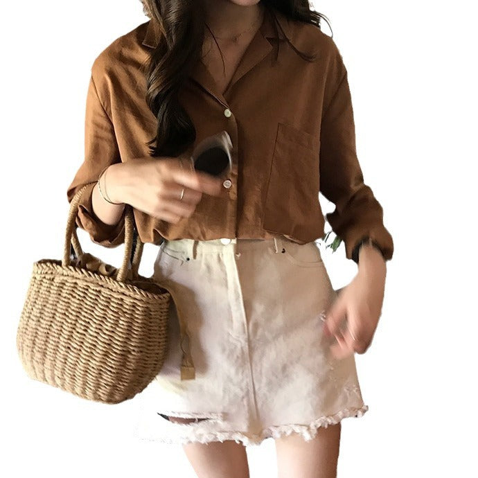 Handcrafted rattan bag with refined details Bowlift