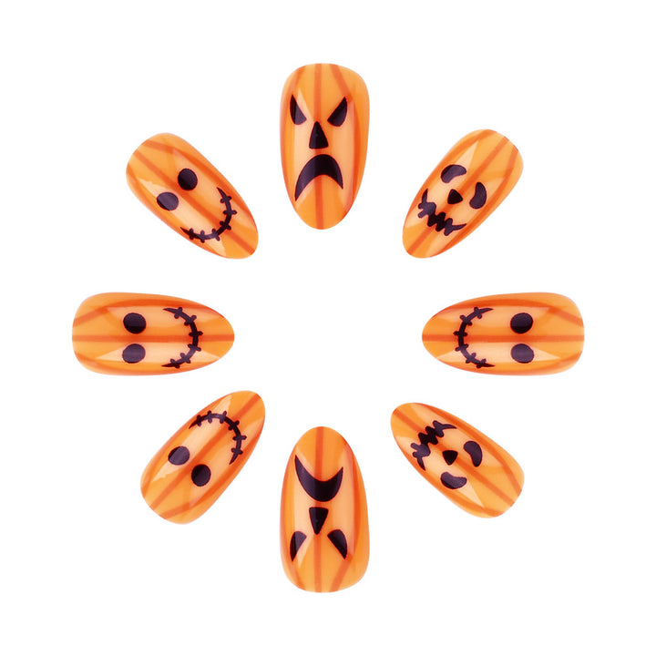 Halloween-Themed Press-On Nail Set Bowlift