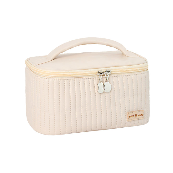 Textured Travel Cosmetic Case Bowlift