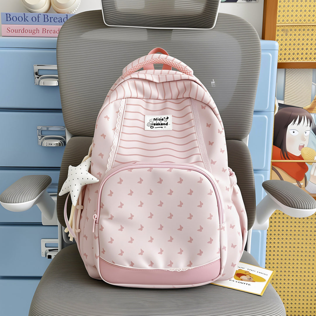 Stylish Patterned School Backpack