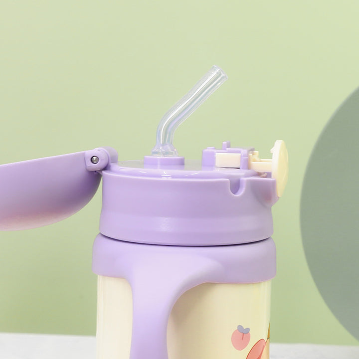 Child-friendly drinking bottle with adorable pig design Bowlift