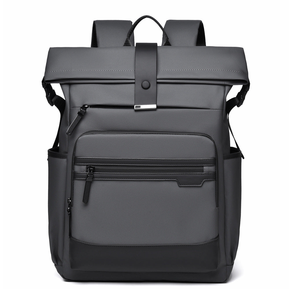 Roll-Top Waterproof Laptop Backpack Bowlift