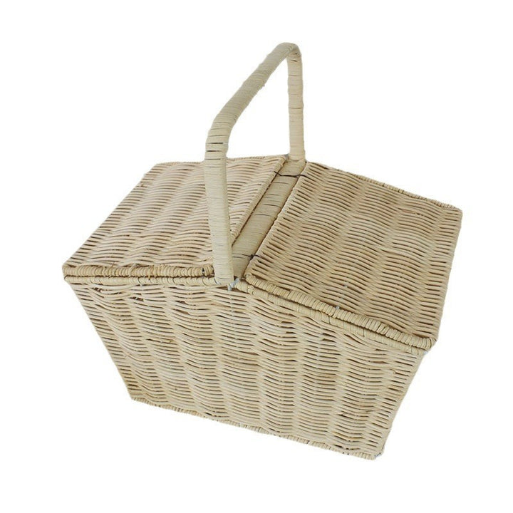 Handwoven Picnic Storage Basket Bowlift