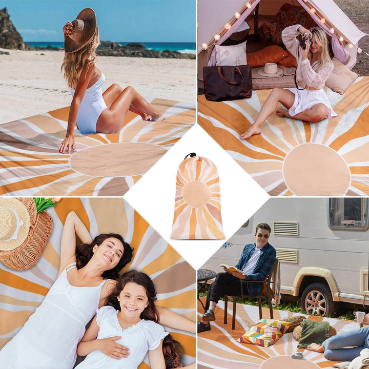 Sunburst Beach Blanket Bowlift