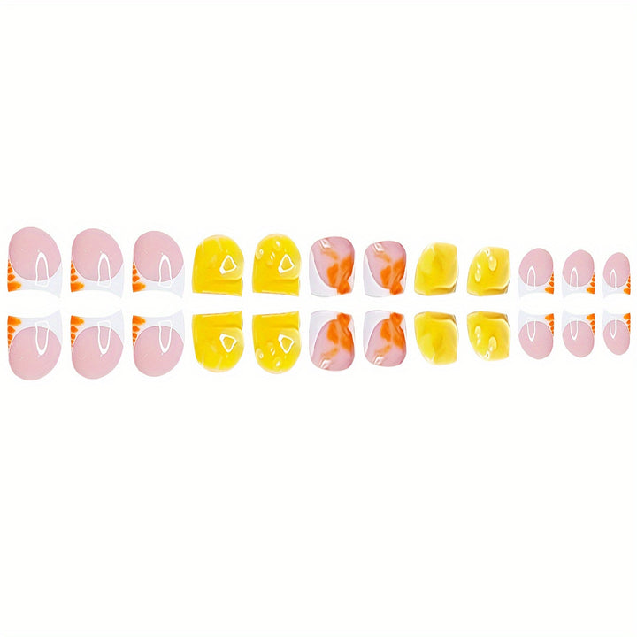 Artistic Summer Nail Design Bowlift