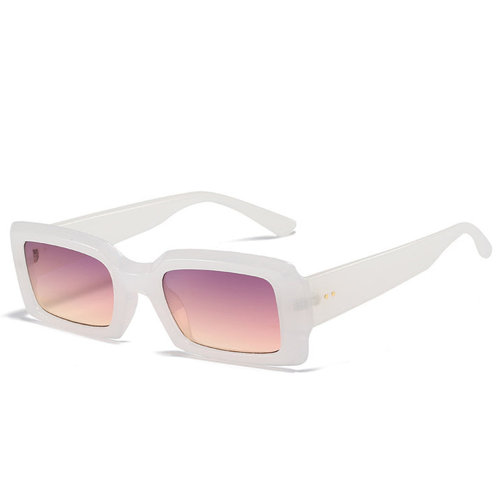 Oversized Geometric Sunglasses with Gradient Lenses Bowlift