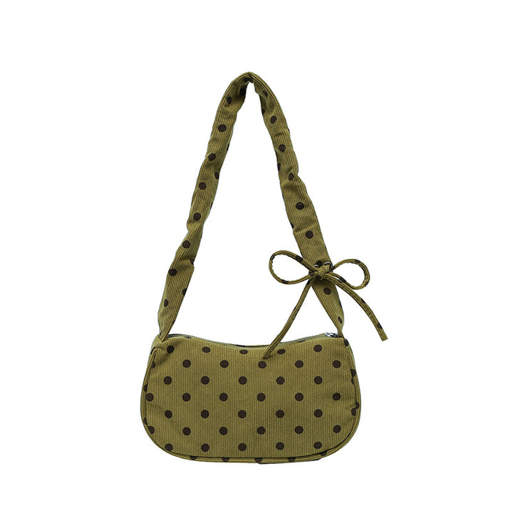 WoVintage Polka Dot Crossbody Handbag Bowlift