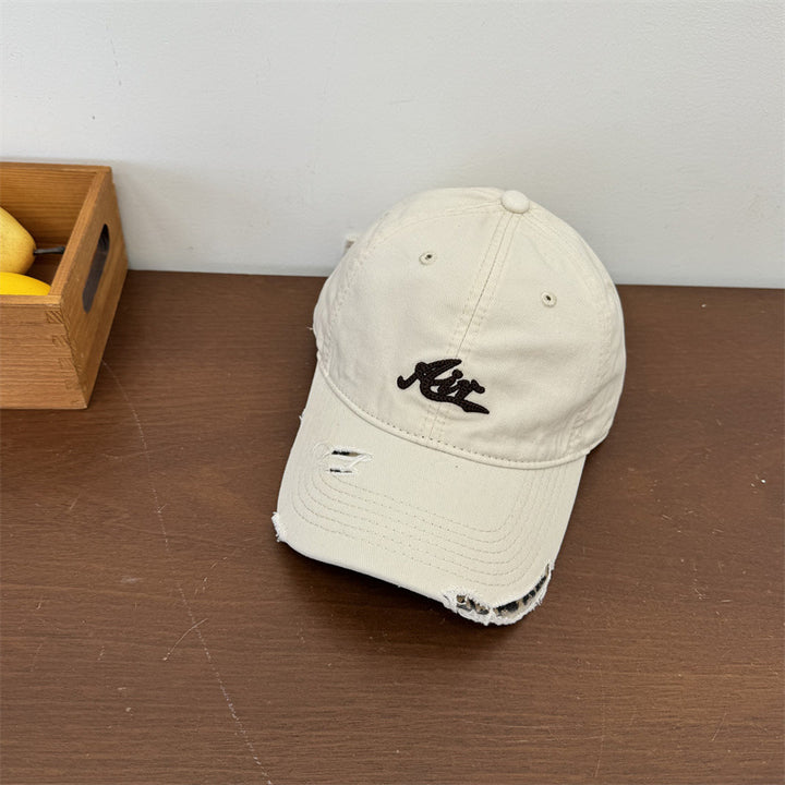 Women's Distressed Vintage Baseball Cap Bowlift
