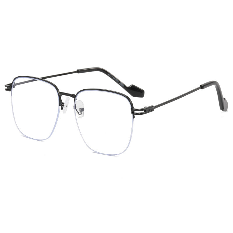 Women Designer Glasses with Square Frame and Glossy Metal Structure Bowlift