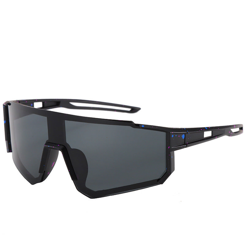 Men's Futuristic Oversized Shield Sunglasses Bowlift