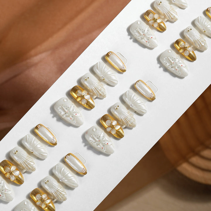 Premium Decorative Press-On Nail Art Collection Bowlift