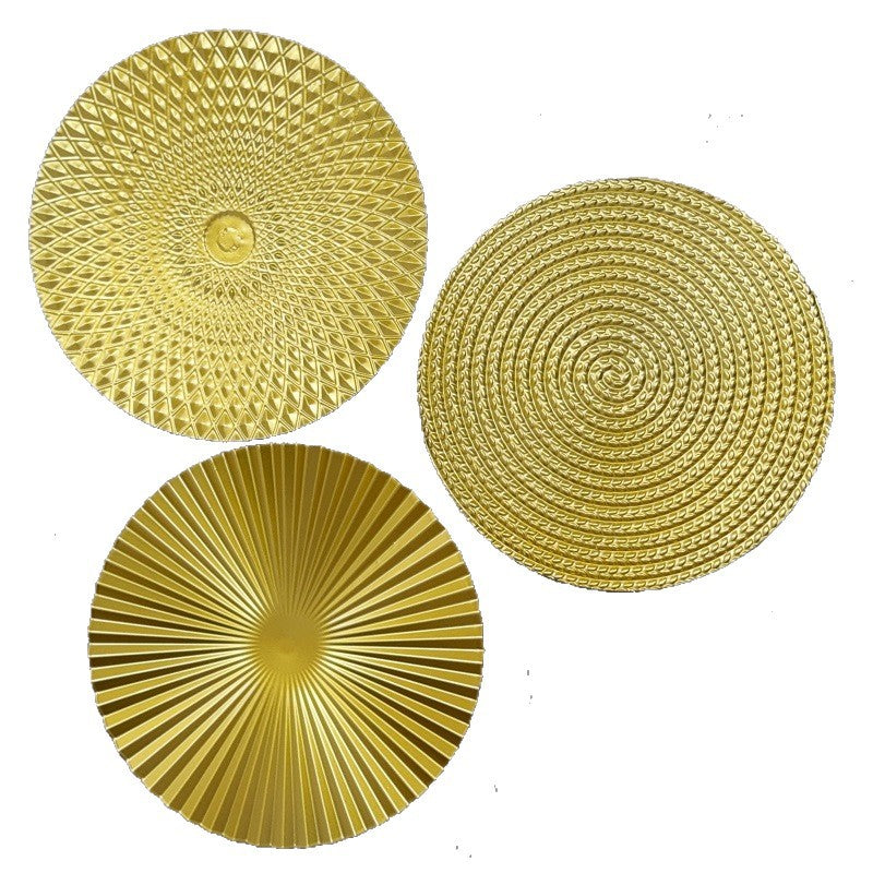 Decorative Embossed Placemats Set Bowlift