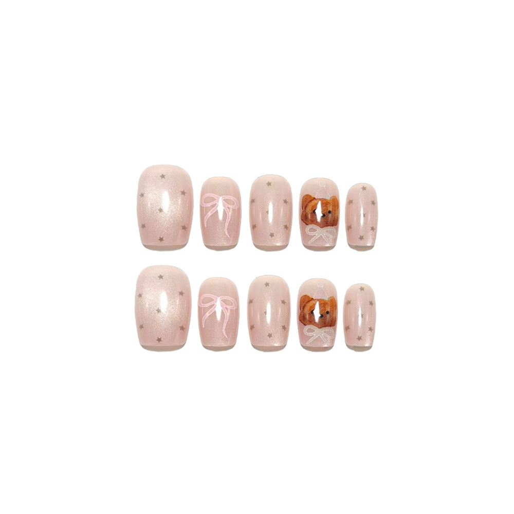 Exquisite Nail Art with Cute Dog Movie Motifs Bowlift