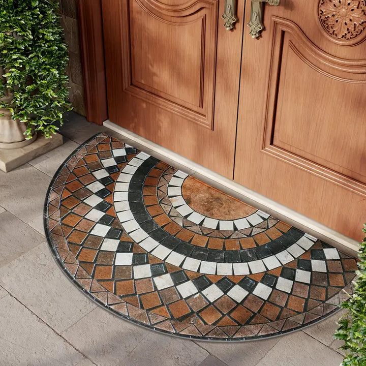 Decorative Round Door Mat