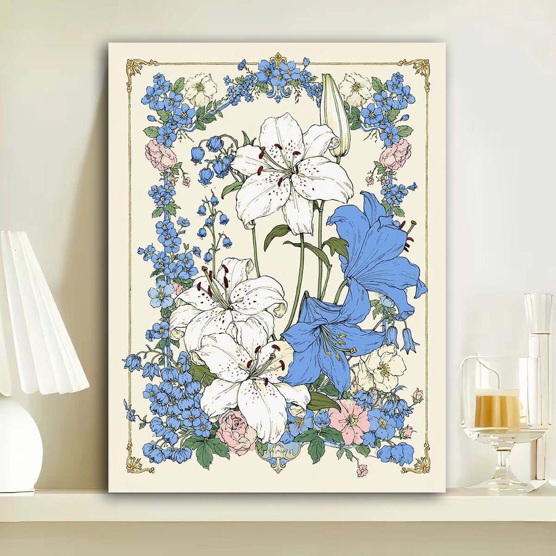 Botanical Floral Wall Art Bowlift