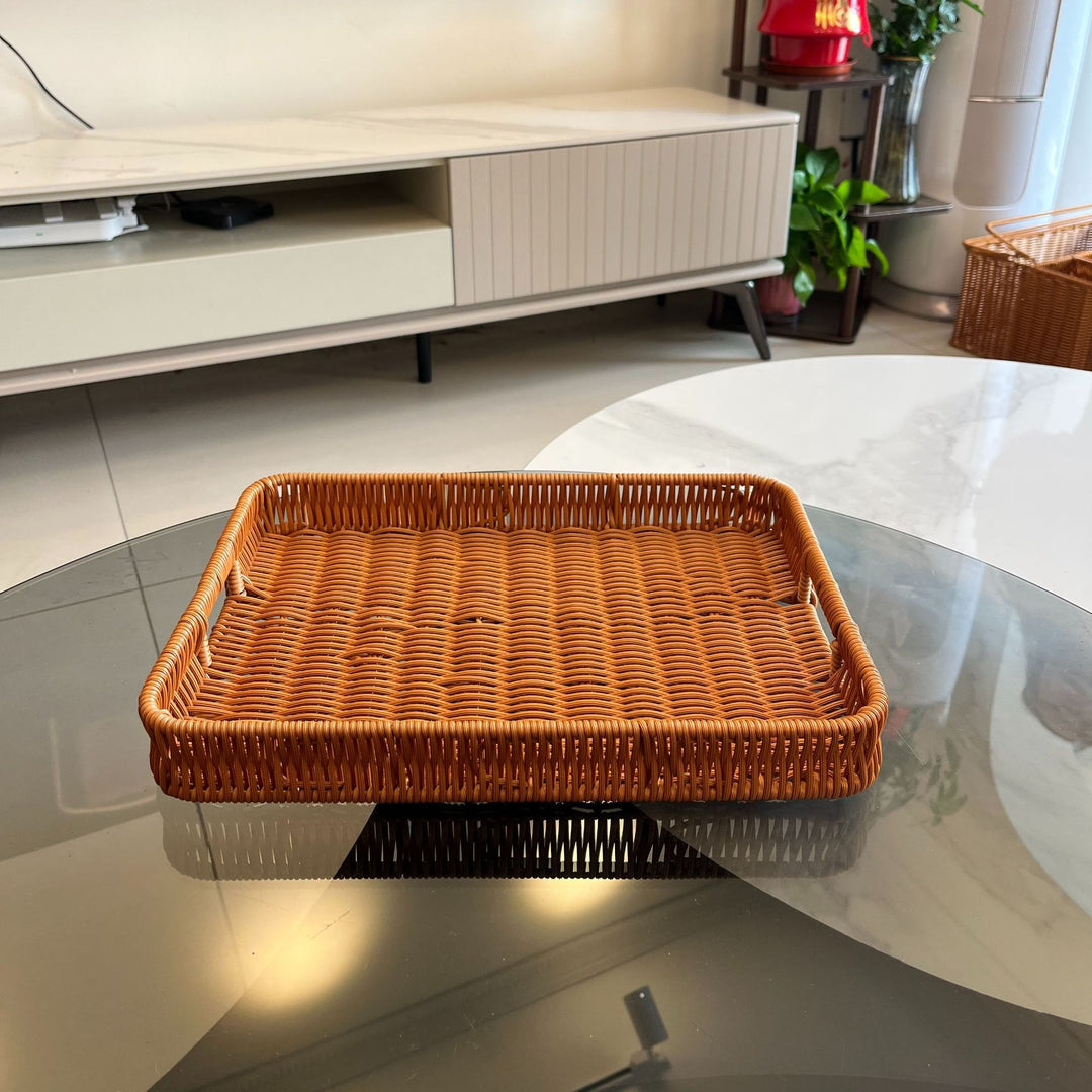 Woven Fruit Serving Tray Bowlift