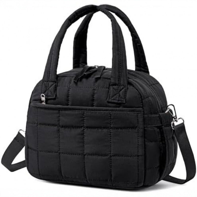 Multifunctional Quilted Shoulder Bag Bowlift