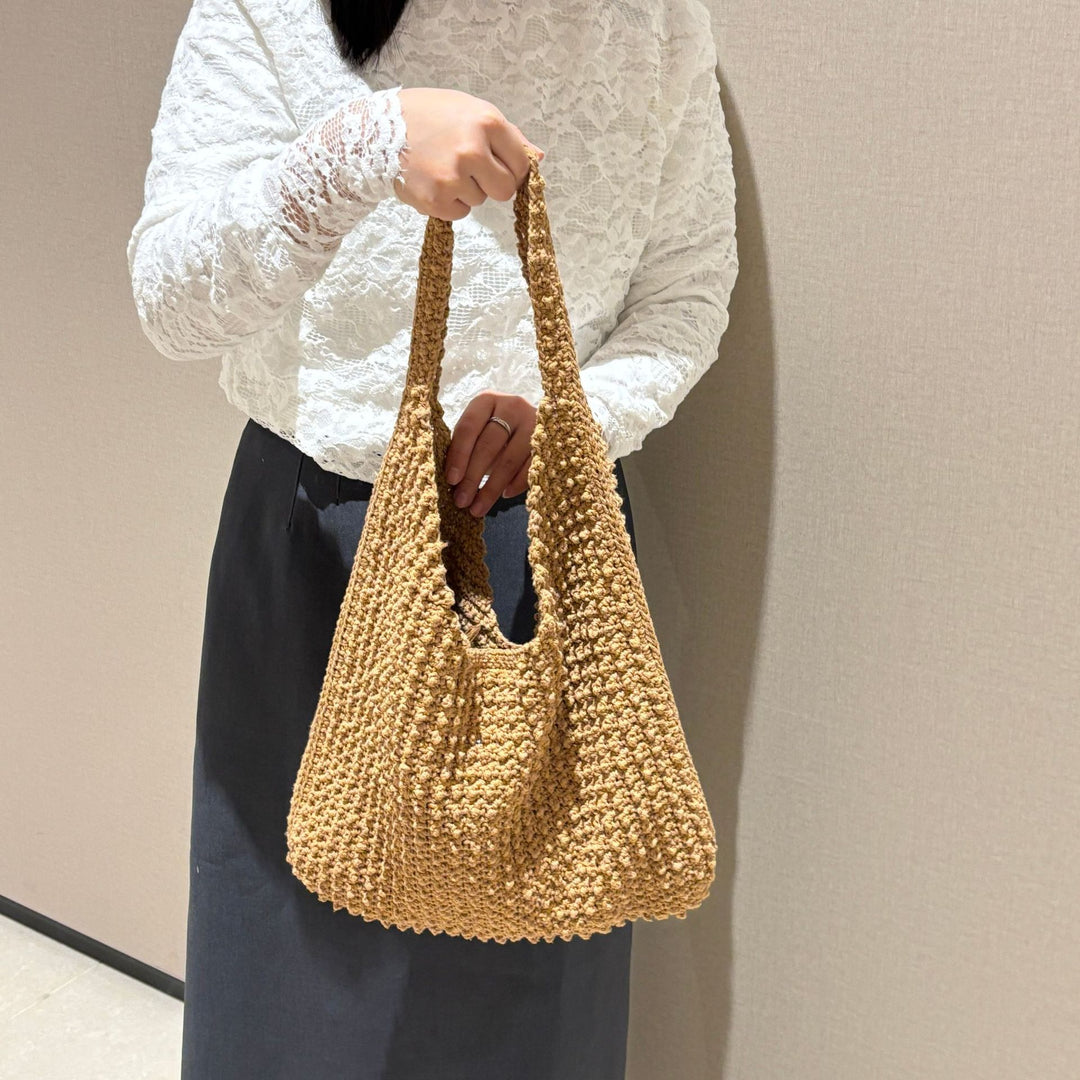 Large Handcrafted Cotton Shopper Bowlift