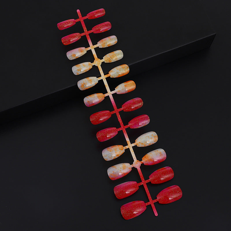 Luxury glitter design artificial nails Bowlift