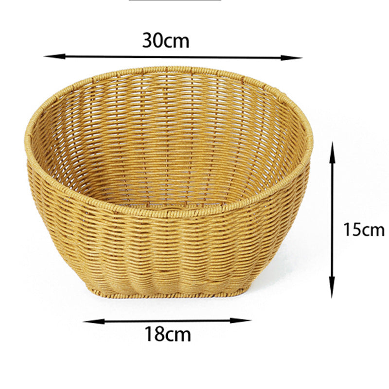 Decorative Woven Living Room Basket Bowlift