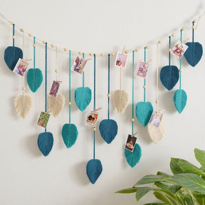 Decorative Macrame Leaf Garland