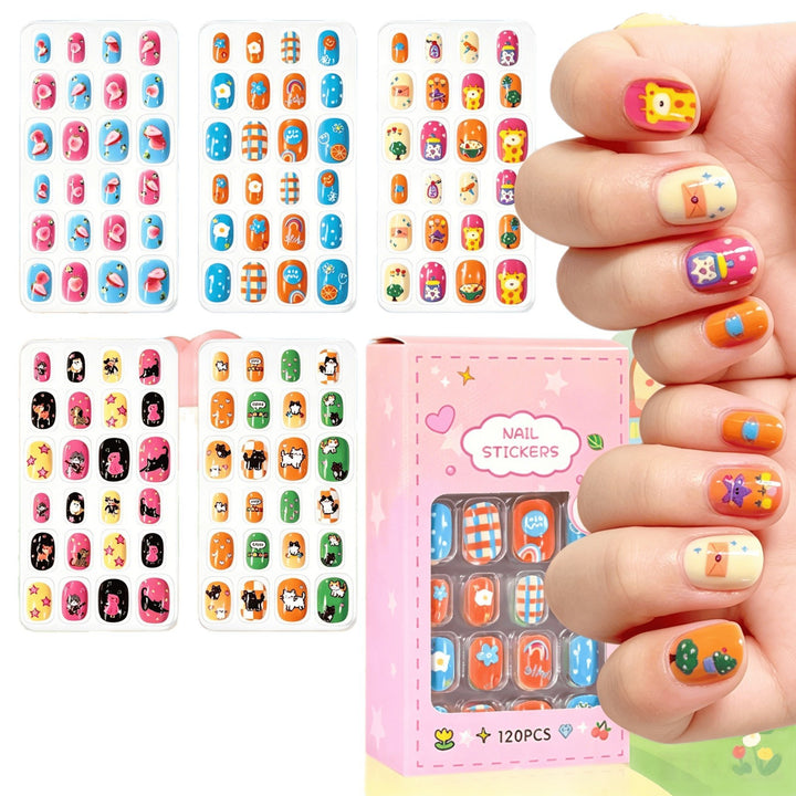 Decorative Cartoon-Themed Nail Sticker Collection Bowlift