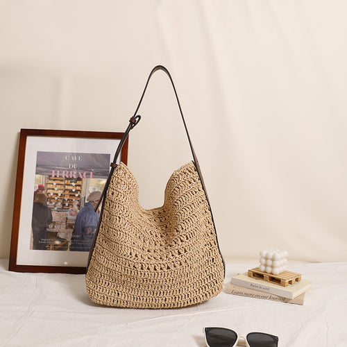 Handmade Shoulder Bag in Modern Natural Design Bowlift
