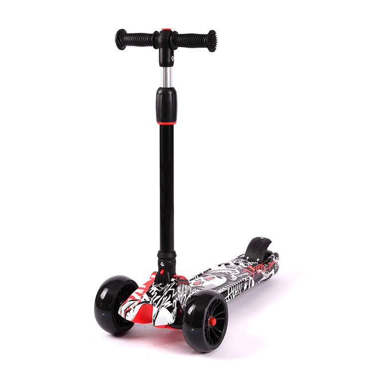 Colorful Graphic Kick Scooter Bowlift