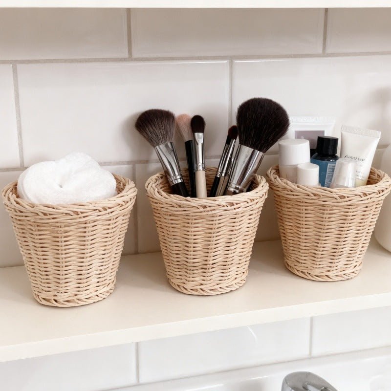 Decorative Natural Woven Fruit Storage Baskets Bowlift