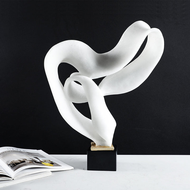 Artistic Abstract Flowing Sculpture
