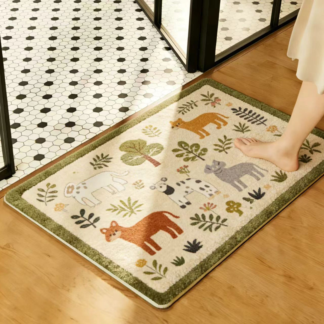 Luxurious Plush Bath Mat Bowlift
