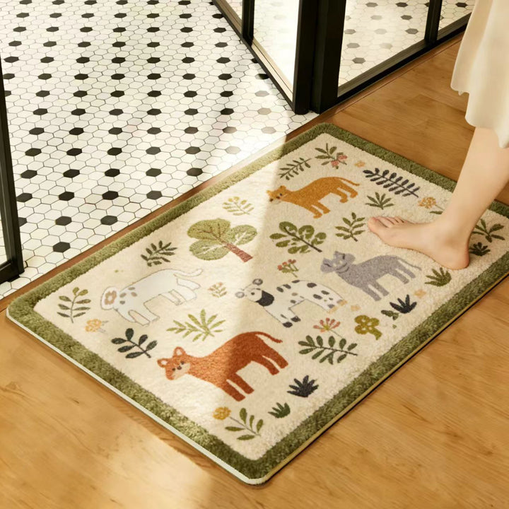 Luxurious Plush Bath Mat Bowlift