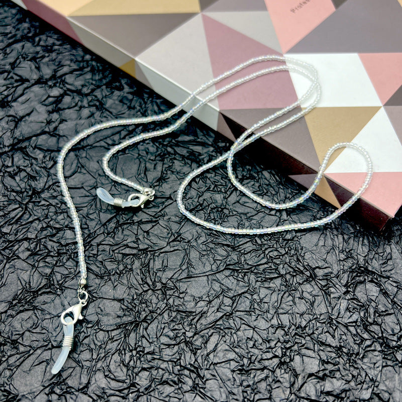 Premium Beaded Eyewear Retainer Chain Bowlift
