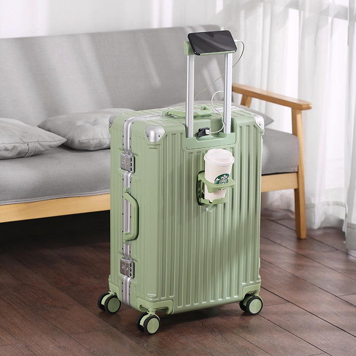 Unisex Smart Travel Suitcase with USB Charging Port Bowlift