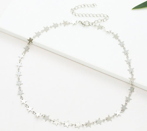 Star Motif Chain Necklace Bowlift