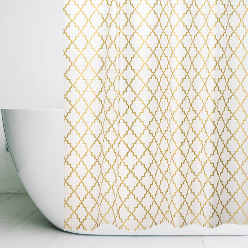Chic Geometric Pattern Shower Curtain Bowlift