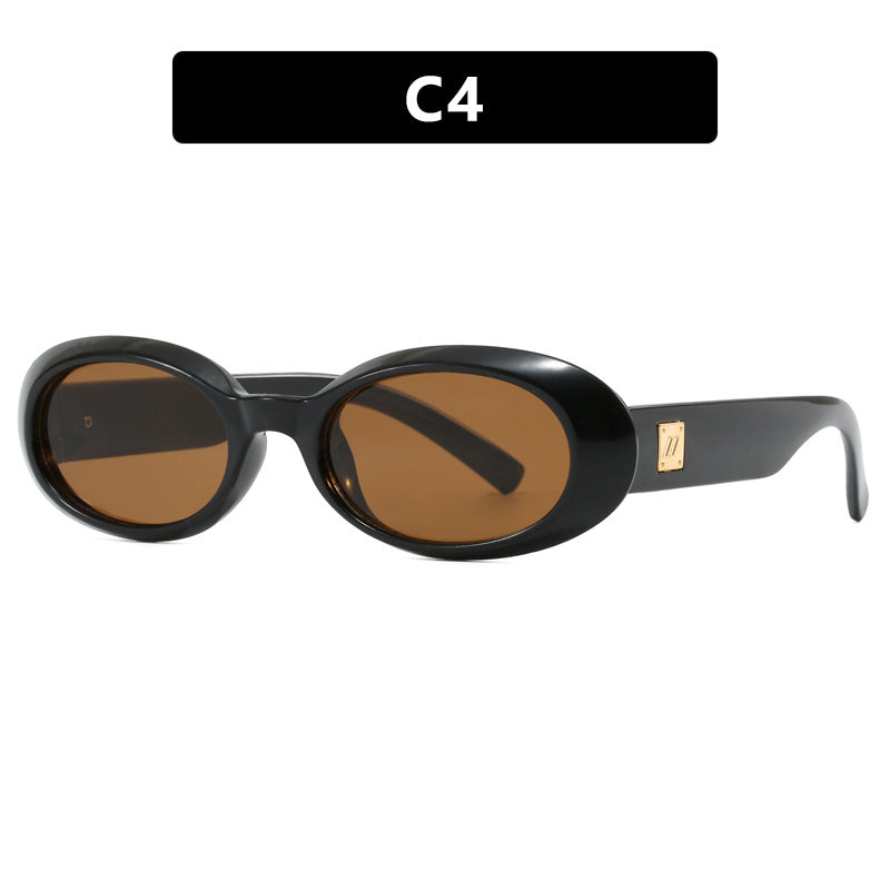 Ladies exclusive sunglasses in elegant oval design Bowlift