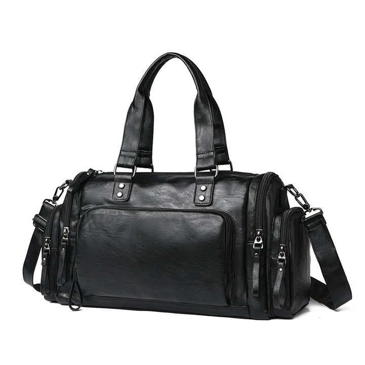 Premium Leather Travel Duffle Bag Bowlift