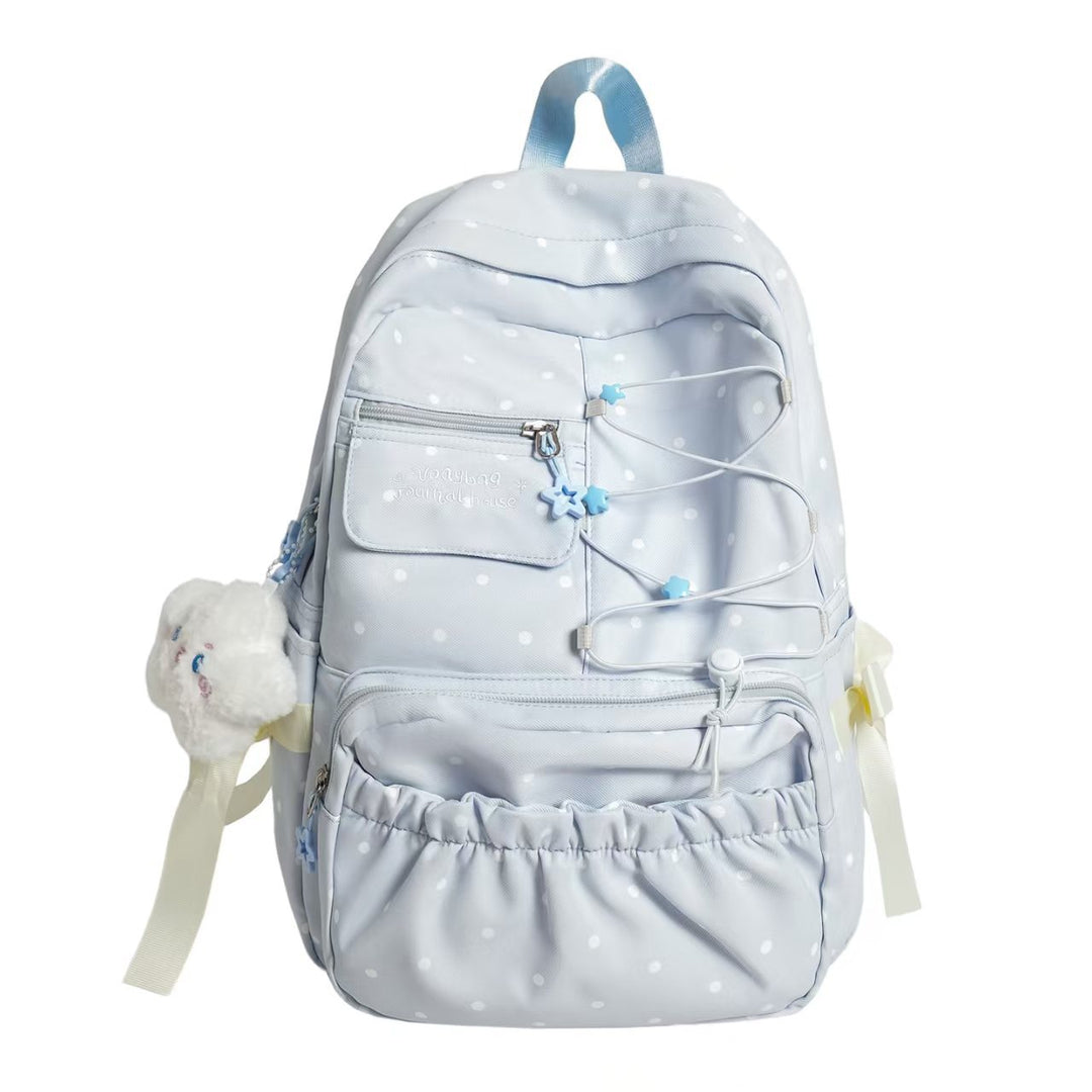 Cute Polka Dot Casual Backpack Bowlift
